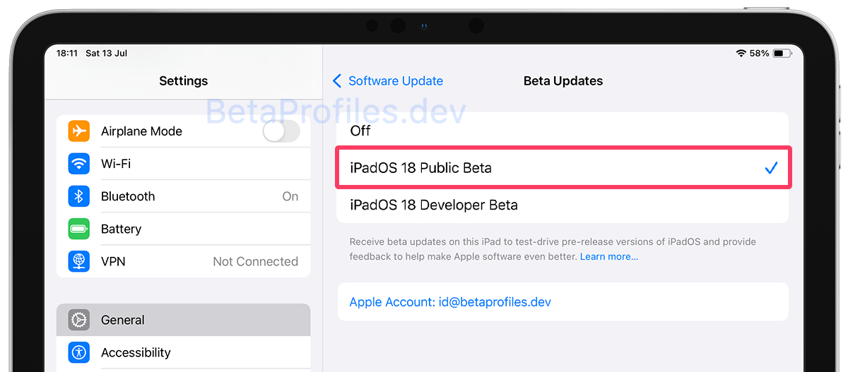 ios 18 public beta update