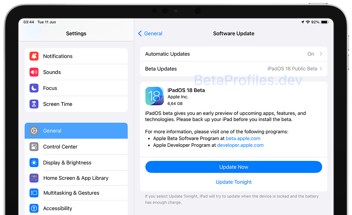 ipados 18 public beta